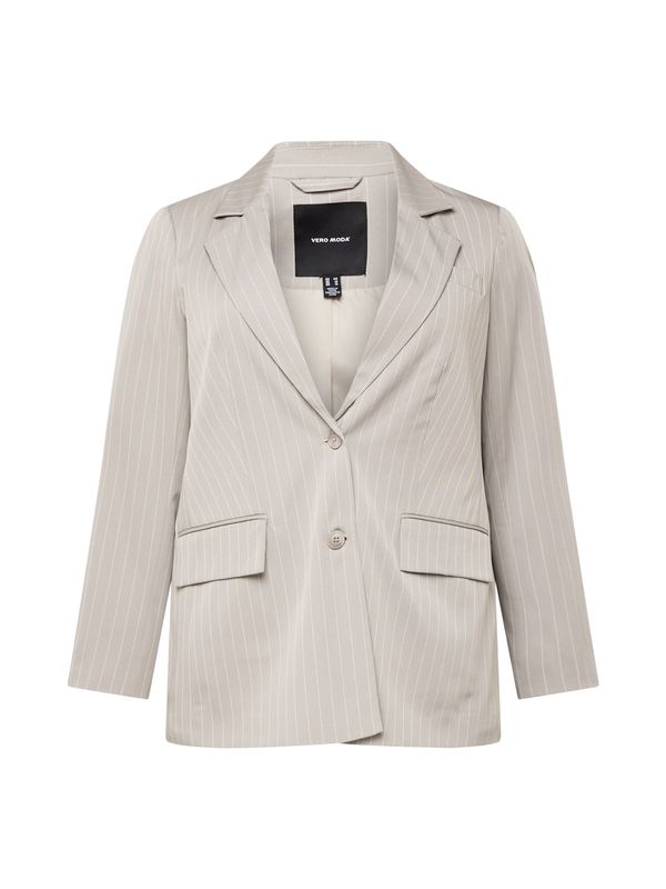 Vero Moda Curve Vero Moda Curve Blazer 'WENDY'  siva / svetlo siva