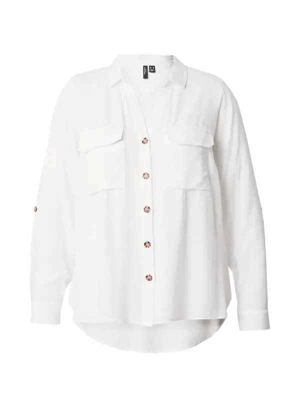 Vero Moda Curve Vero Moda Curve Bluza 'VMBumpy'  bela