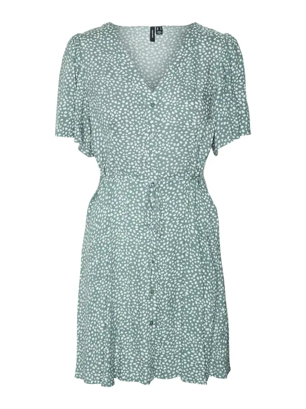 Vero Moda Curve Vero Moda Curve Dolga srajca 'VMCalba'  kaki / bela
