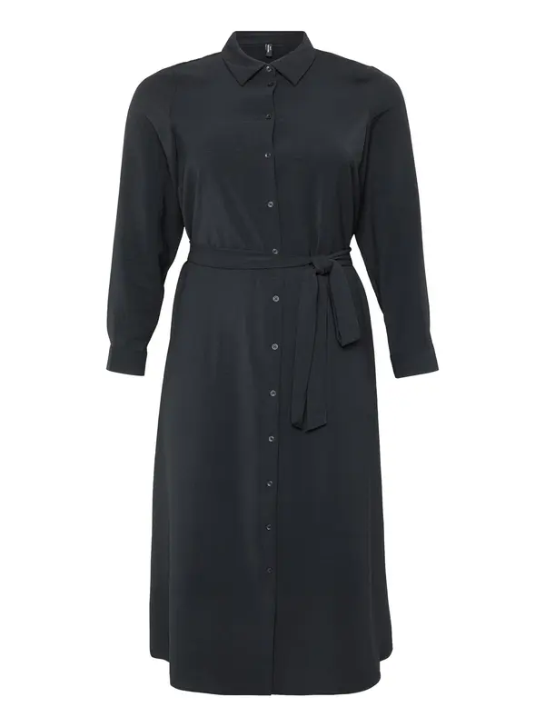 Vero Moda Curve Vero Moda Curve Dolga srajca 'VMCESME'  črna