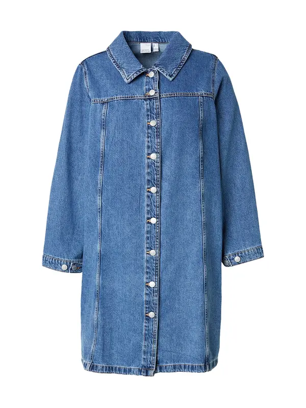 Vero Moda Curve Vero Moda Curve Dolga srajca 'VMCFindo'  moder denim