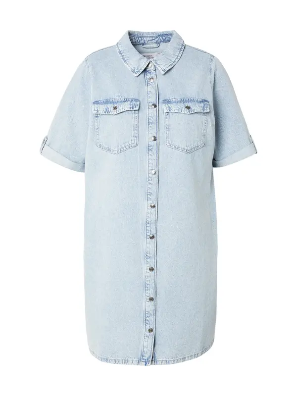 Vero Moda Curve Vero Moda Curve Dolga srajca 'VMCJENNIE'  moder denim