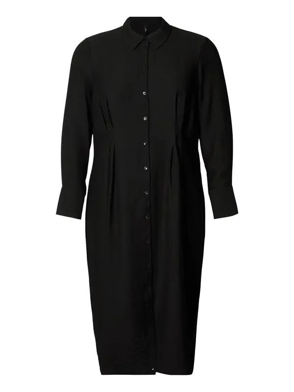 Vero Moda Curve Vero Moda Curve Dolga srajca 'VMCOTEA'  črna