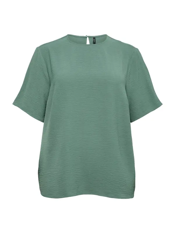 Vero Moda Curve Vero Moda Curve Majica 'VMCALVA'  temno zelena
