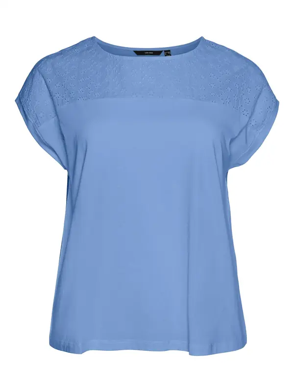 Vero Moda Curve Vero Moda Curve Majica 'VMCKAYA'  svetlo modra