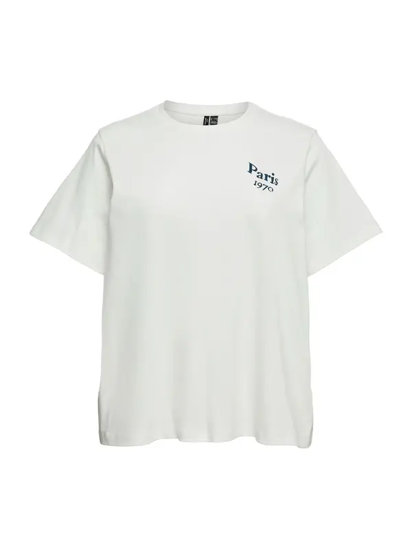 Vero Moda Curve Vero Moda Curve Majica 'VMCVERA CATY'  svetlo bež / petrol / roza / bela