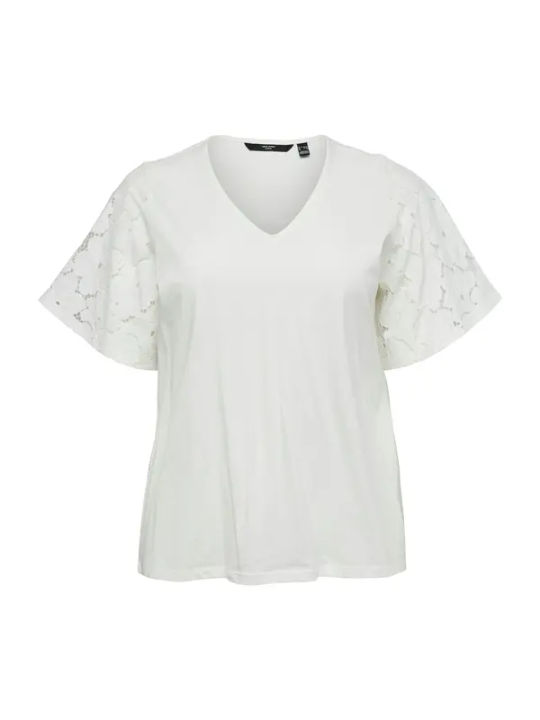 Vero Moda Curve Vero Moda Curve Majica 'VMCVilla'  bela
