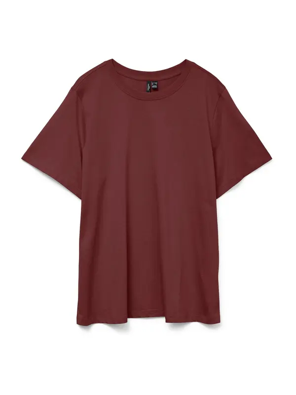 Vero Moda Curve Vero Moda Curve Majica 'VMPAULINA'  vinsko rdeča