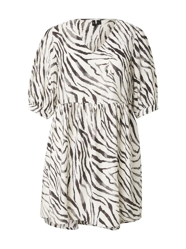 Vero Moda Curve Vero Moda Curve Obleka 'VMCDora'  črna / bela