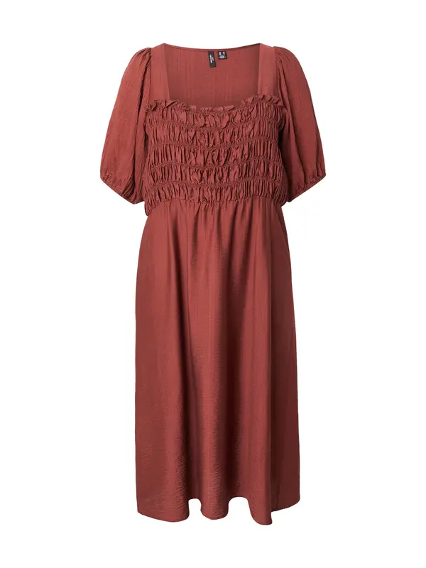 Vero Moda Curve Vero Moda Curve Obleka 'VMCNori'  rjasto rdeča