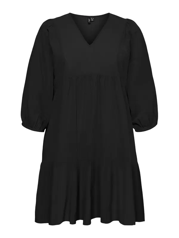 Vero Moda Curve Vero Moda Curve Obleka 'VMCTIPPE TROPA'  črna