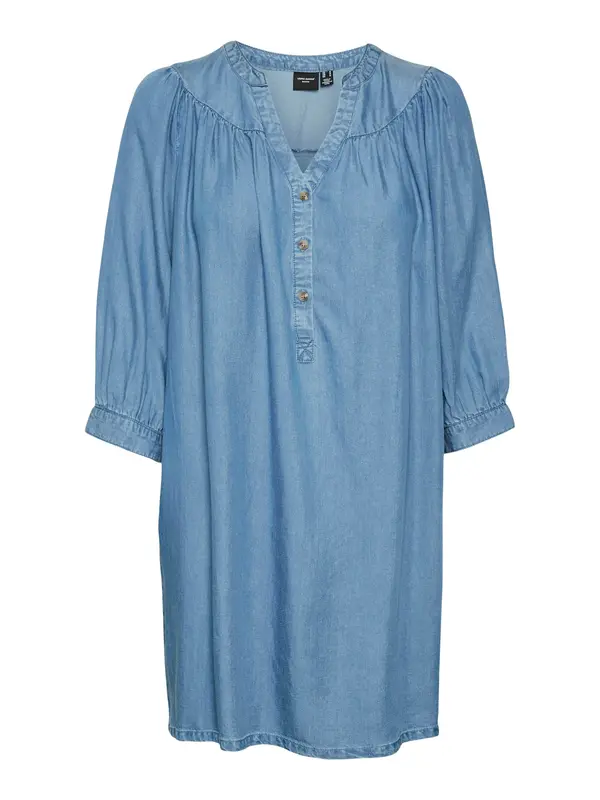 VERO MODA VERO MODA Dolga srajca 'BREE'  moder denim