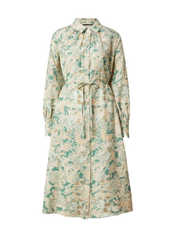 VERO MODA VERO MODA Dolga srajca 'ELIS ELLA'  bež / chamois / pastelno modra / zelena