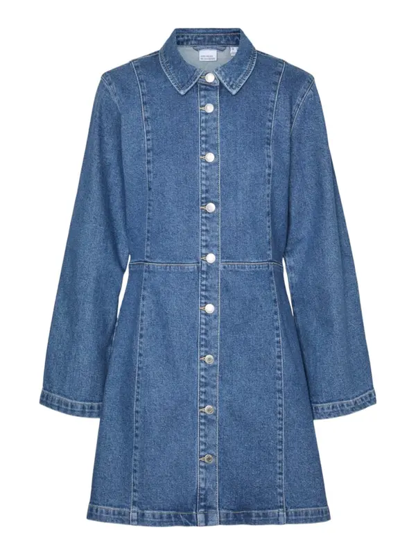 VERO MODA VERO MODA Dolga srajca 'Hilja'  moder denim