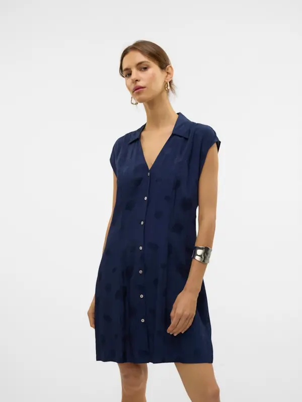 VERO MODA VERO MODA Dolga srajca  mornarska