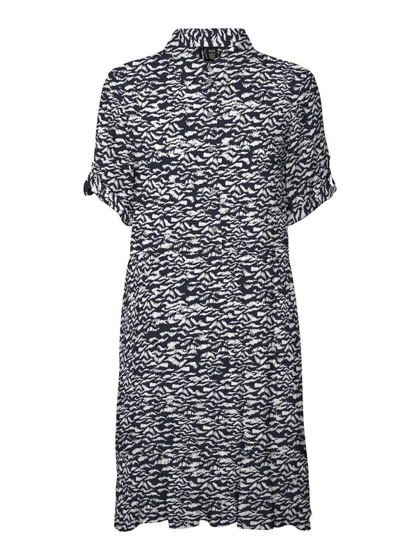 VERO MODA VERO MODA Dolga srajca 'Tipi'  mornarska / bela