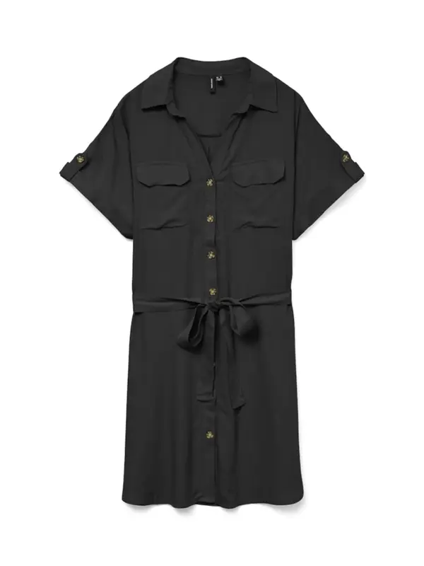 VERO MODA VERO MODA Dolga srajca 'VMBumpy'  črna