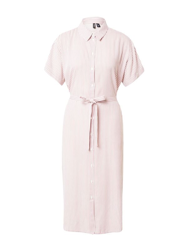 VERO MODA VERO MODA Dolga srajca 'VMBumpy'  rosé / bela