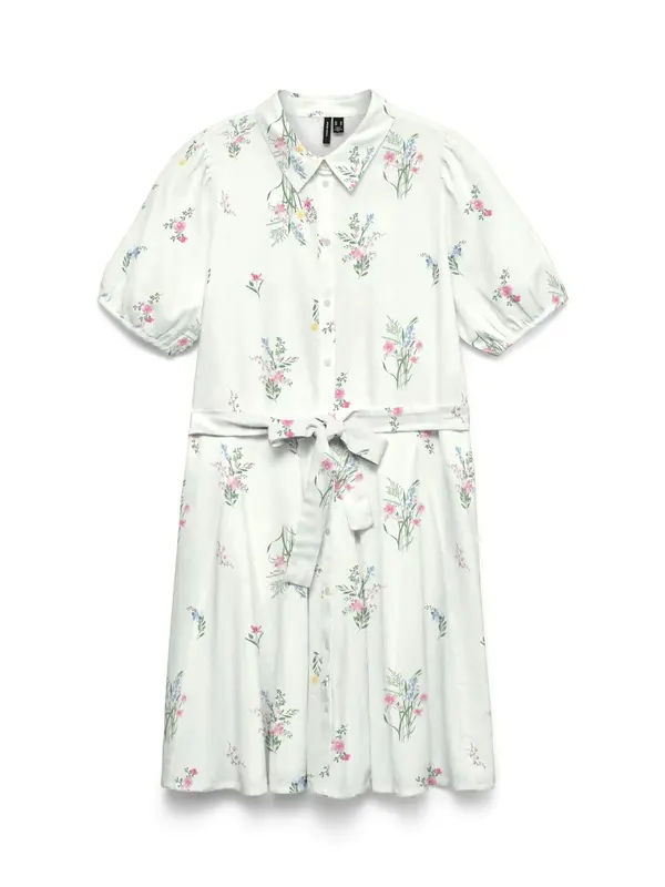 VERO MODA VERO MODA Dolga srajca 'VMDICTHE'  modra / temno zelena / roza / bela