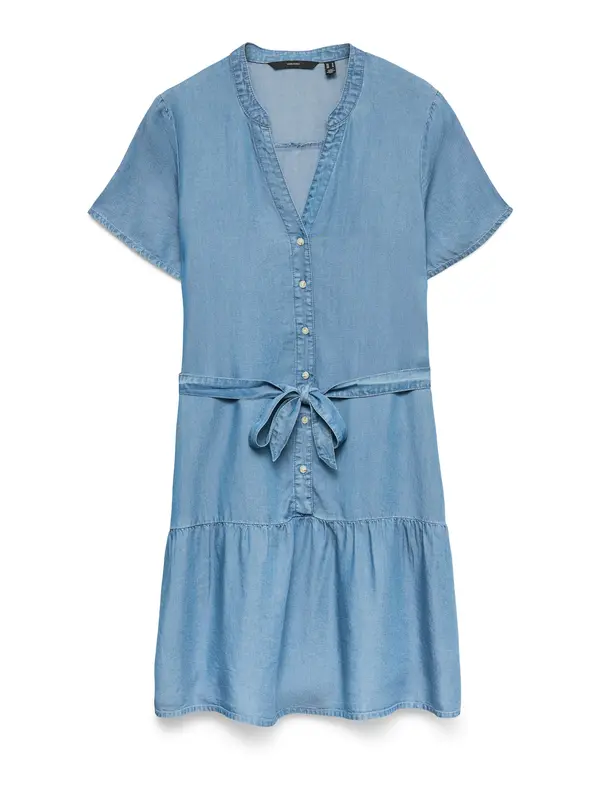 VERO MODA VERO MODA Dolga srajca 'VMFLEUR'  moder denim