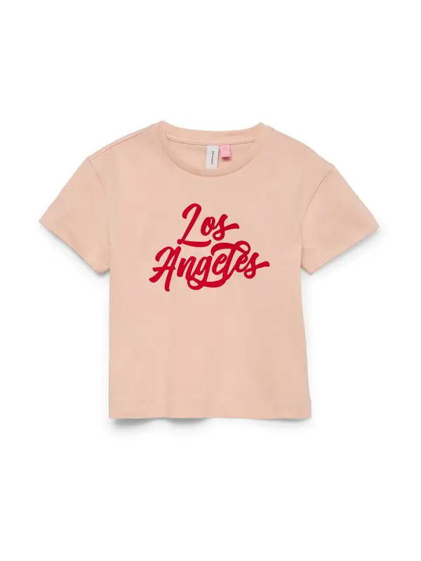 Vero Moda Girl Vero Moda Girl Majica 'VMVIctoria'  rosé / temno rdeča