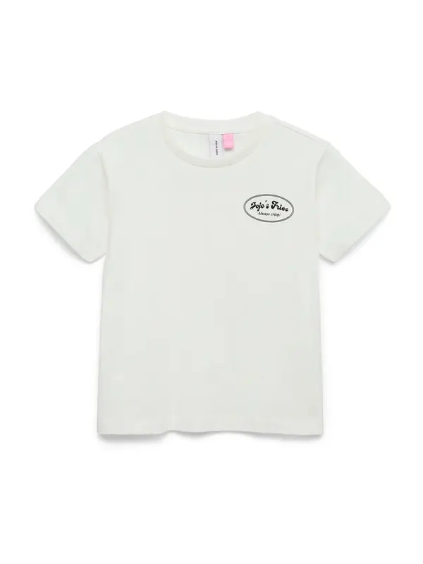 Vero Moda Girl Vero Moda Girl Majica 'VMZANDRA CATY'  rumena / svetlo roza / črna / bela