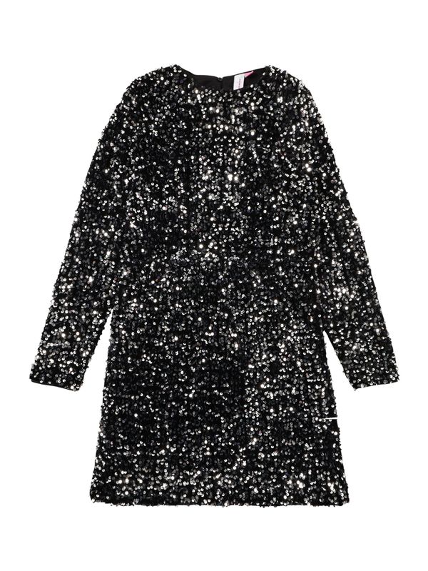 Vero Moda Girl Vero Moda Girl Obleka  črna / srebrna