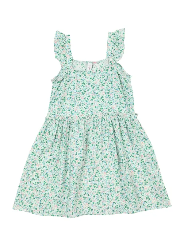 Vero Moda Girl Vero Moda Girl Obleka 'VMIRIS DITSY'  modra / jelka / roza / bela