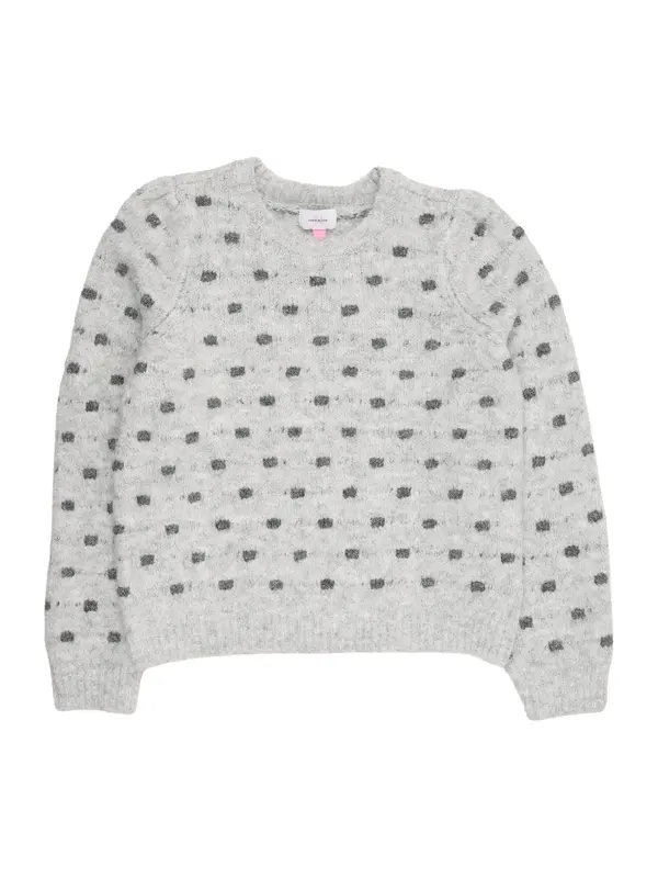 Vero Moda Girl Vero Moda Girl Pulover 'VMDOTTY'  siva / temno siva