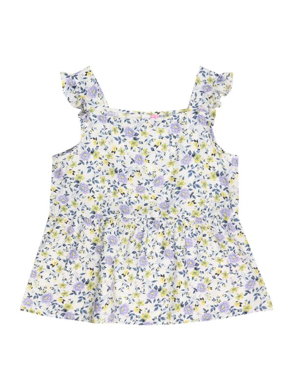 Vero Moda Girl Vero Moda Girl Top 'Iris Lea'  mornarska / rumena / majnica / bela