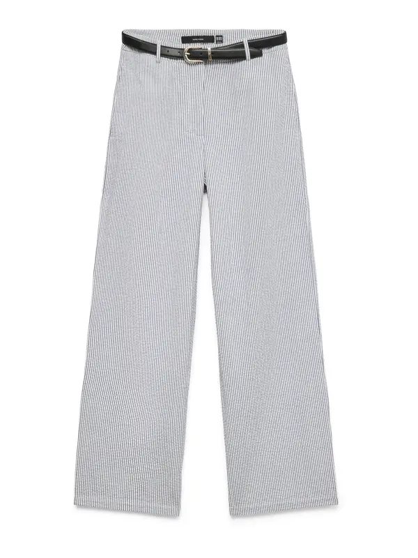 VERO MODA VERO MODA Hlače  modra / bela