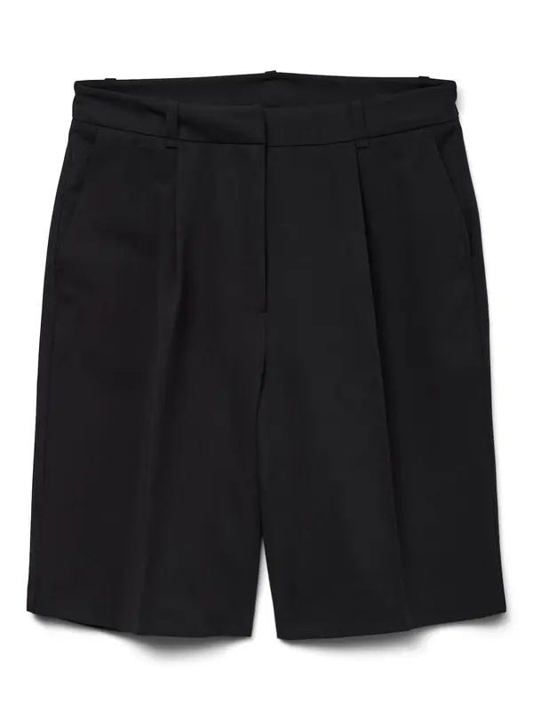 VERO MODA VERO MODA Hlače na rob  črna
