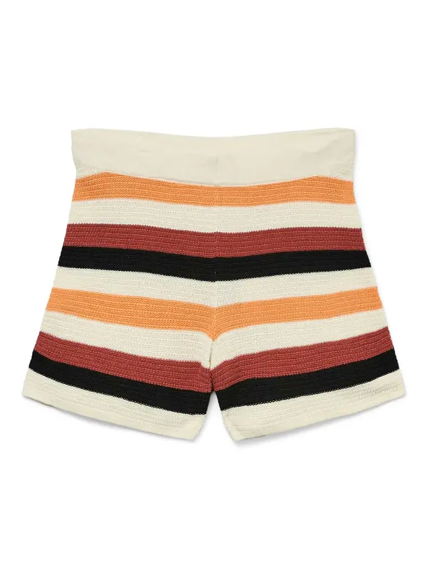 VERO MODA VERO MODA Hlače 'VMARUBA'  svetlo bež / oranžna / burgund / črna