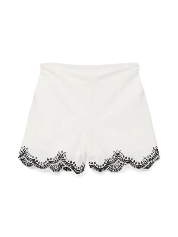 VERO MODA VERO MODA Hlače 'VMDiana'  črna / bela