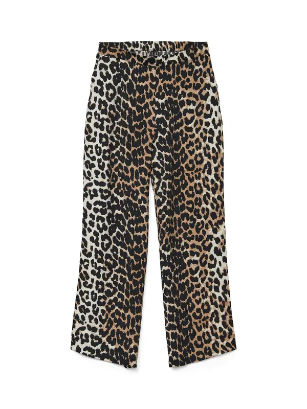 VERO MODA VERO MODA Hlače 'VMJosie'  bež / kremna / črna