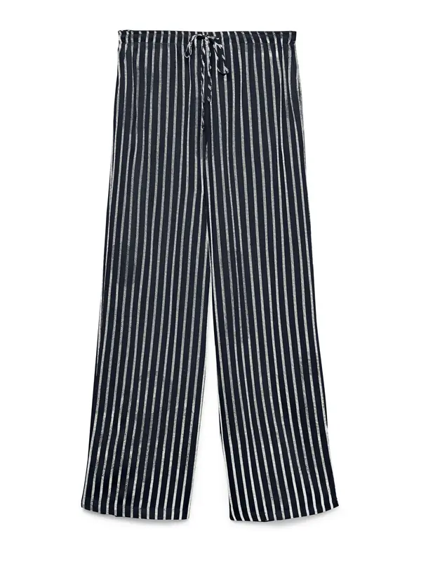 VERO MODA VERO MODA Hlače 'VMRosie'  mornarska / bela