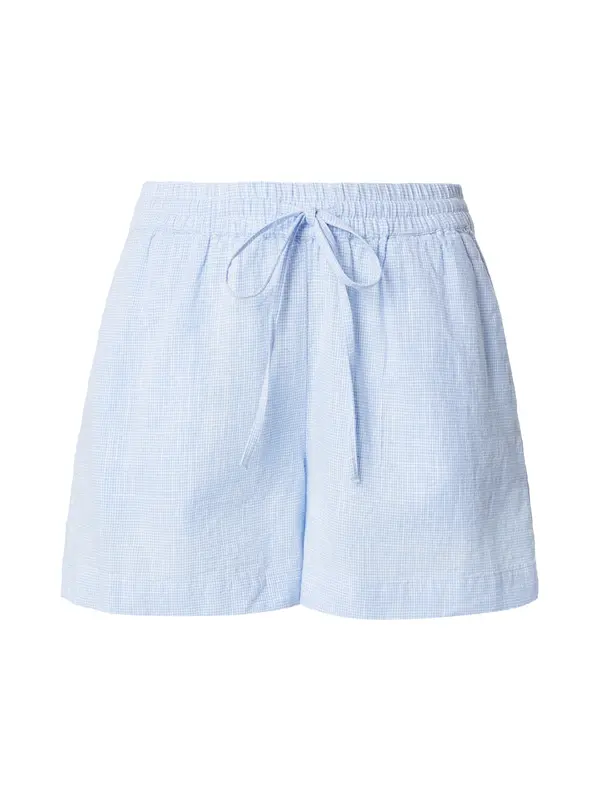 VERO MODA VERO MODA Hlače 'VMTHILDE'  golobje modra / bela