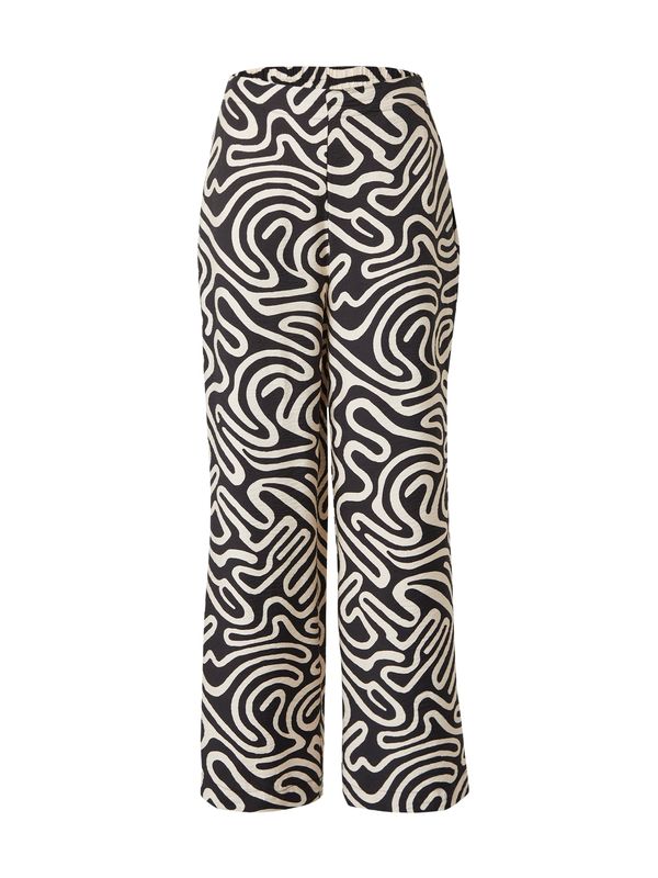 VERO MODA VERO MODA Hlače 'VMVIGDIS'  črna / bela