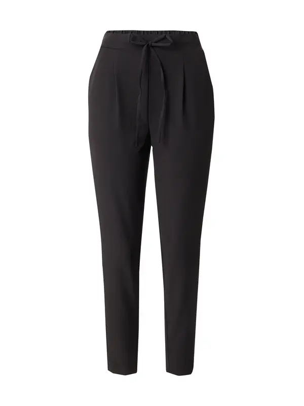 VERO MODA VERO MODA Hlače z naborki 'AVA'  črna