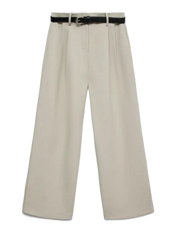 VERO MODA VERO MODA Hlače z naborki  nude