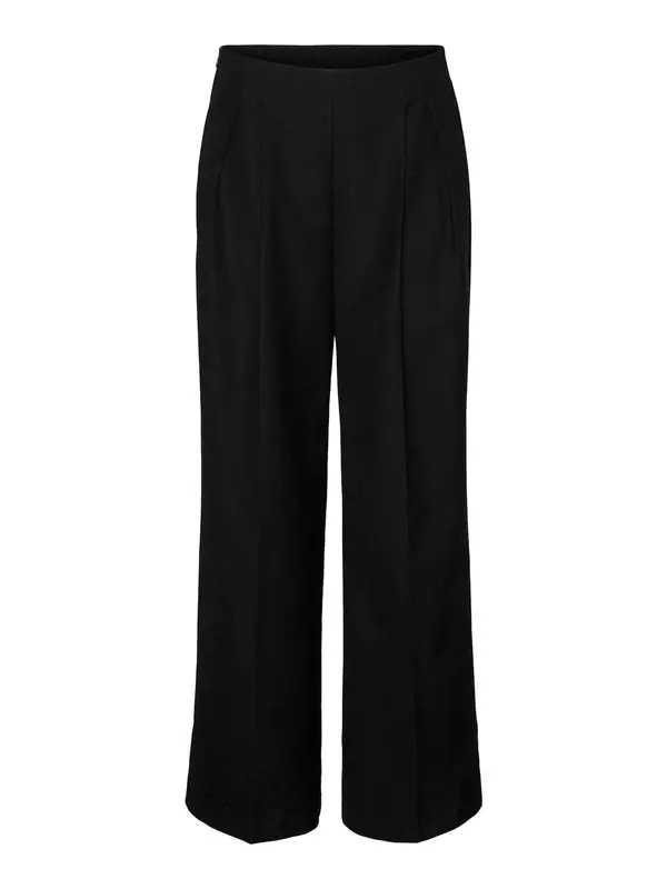 VERO MODA VERO MODA Hlače z naborki 'VMHailey'  črna