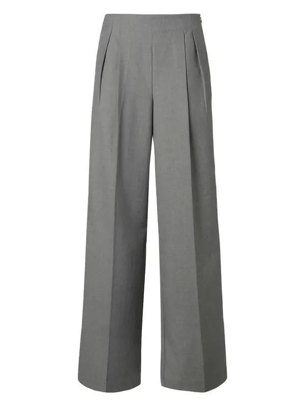 VERO MODA VERO MODA Hlače z naborki 'VMHailey'  pegasto siva