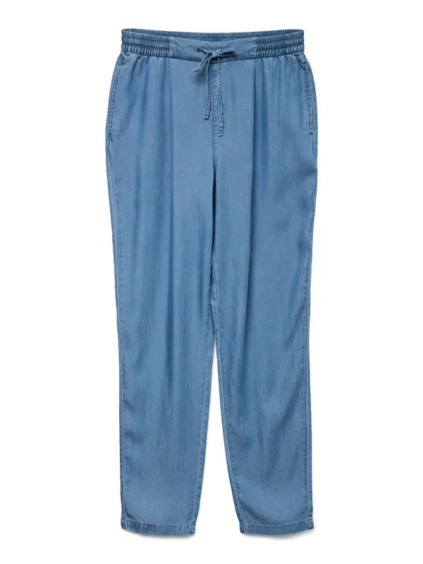 VERO MODA VERO MODA Hlače z naborki 'VMHARPER'  moder denim