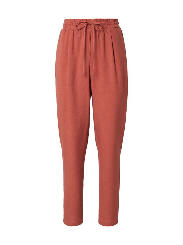 VERO MODA VERO MODA Hlače z naborki 'VMJESMILO'  rjasto rdeča