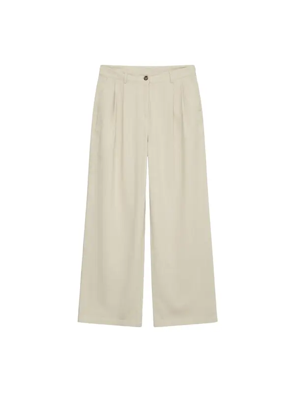 VERO MODA VERO MODA Hlače z naborki 'VMMYMILO NILA'  srebrno-siva