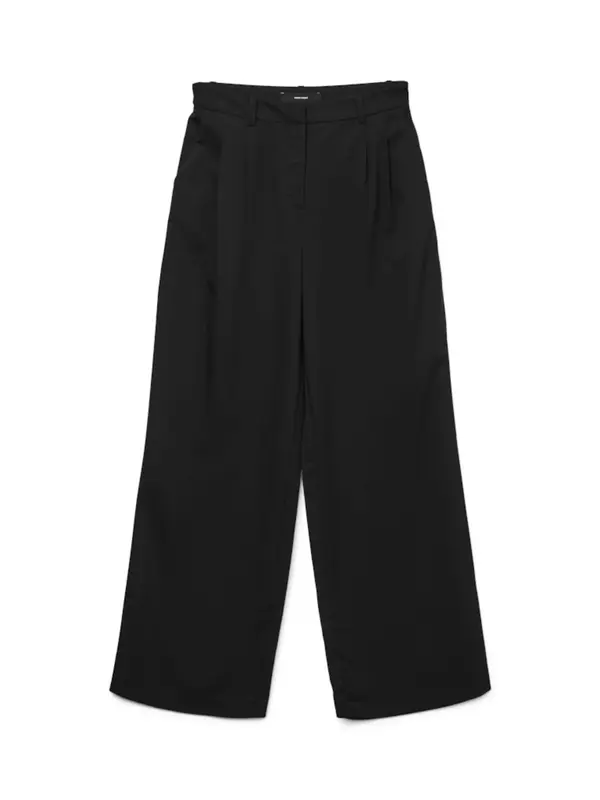 VERO MODA VERO MODA Hlače z naborki 'VMNila'  črna
