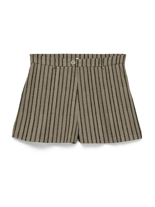 VERO MODA VERO MODA Hlače z naborki 'VMRosie'  brokat / črna