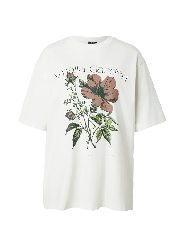 VERO MODA VERO MODA Majica  čokolada / oliva / črna / bela