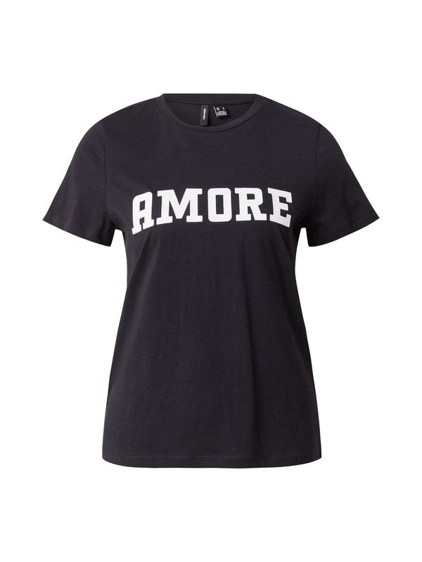 VERO MODA VERO MODA Majica  črna / bela