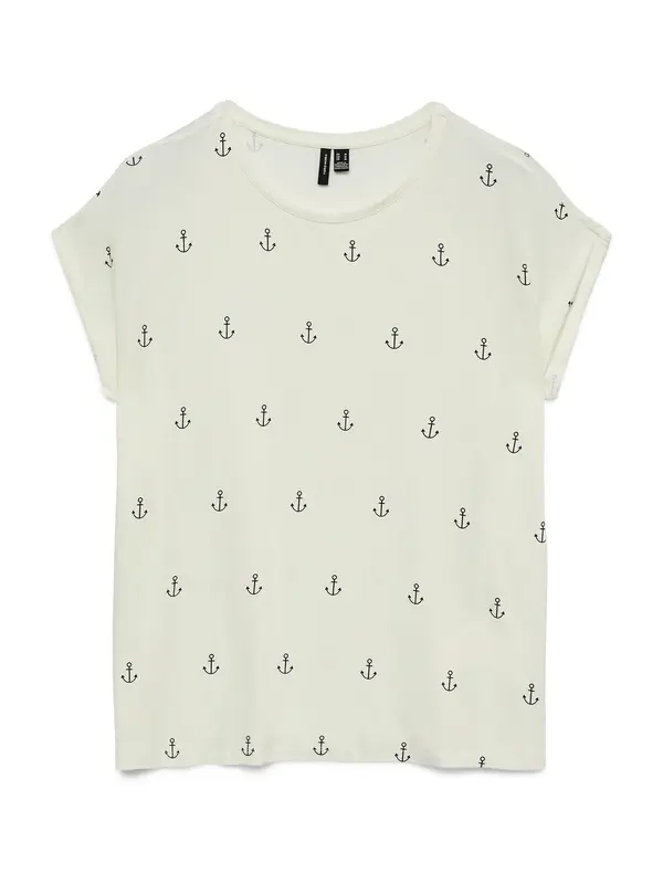 VERO MODA VERO MODA Majica  črna / bela
